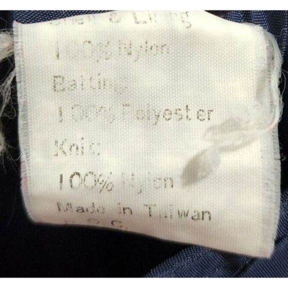 VTG Sno Rags Snow Ski Snowboarding Zip Up Bibs Pants Navy Blue Men's Size 34 - Picture 13 of 13